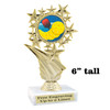 Pickleball trophy.  Great for your team, rec departments, family games and more.  f696