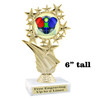 Pickleball trophy.  Great for your team, rec departments, family games and more.  f696