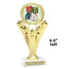 Ugly Christmas Sweater Trophy.   6.5 " tall.  Includes free engraving.   A Premier exclusive design!  H501
