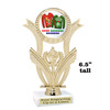 Ugly Christmas Sweater Trophy.   6.5 " tall.  Includes free engraving.   A Premier exclusive design!  H414