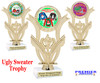 Ugly Christmas Sweater Trophy.   6.5 " tall.  Includes free engraving.   A Premier exclusive design!  H414