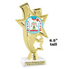  Ugly Christmas Sweater Trophy.   6.5 " tall.  Includes free engraving.   A Premier exclusive design!  ph81