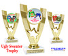 Ugly Christmas Sweater Trophy.   6.5 " tall.  Includes free engraving.   A Premier exclusive design! 90786