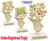Holiday Cookies Trophy.   6 " tall.  Includes free engraving.   A Premier exclusive design! f696