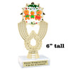 Holiday Cookies Trophy.   6 " tall.  Includes free engraving.   A Premier exclusive design! 3103