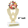 Holiday Cookies Trophy.   6 " tall.  Includes free engraving.   A Premier exclusive design! 3103