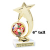 Holiday Cookies Trophy.   6 " tall.  Includes free engraving.   A Premier exclusive design! 6061g