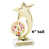 Holiday Cookies Trophy.   6 " tall.  Includes free engraving.   A Premier exclusive design! 6061g