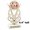 Holiday Cookies Trophy.   6 " tall.  Includes free engraving.   A Premier exclusive design! h415