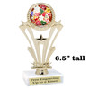 Holiday Cookies Trophy.   6 " tall.  Includes free engraving.   A Premier exclusive design! h416