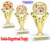 Holiday Cookies Trophy.   6 " tall.  Includes free engraving.   A Premier exclusive design! h501