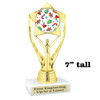 Holiday Cookies Trophy.   6 " tall.  Includes free engraving.   A Premier exclusive design! ph112