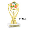 Holiday Cookies Trophy.   6 " tall.  Includes free engraving.   A Premier exclusive design! ph112