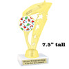 Holiday Cookies Trophy.   6 " tall.  Includes free engraving.   A Premier exclusive design! ph113