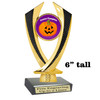 6" tall  Halloween  theme trophy.  Great for Pumpkin carving and Decorating contests  4516