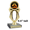 6.5" tall  Halloween  theme trophy.  Great for Pumpkin carving and Decorating contests  ph29