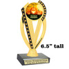 6.5" tall  Halloween  theme trophy.  Great for Pumpkin carving and Decorating contests  ph76