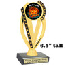 6.5" tall  Halloween  theme trophy.  Great for Pumpkin carving and Decorating contests  ph76