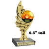 6.5" tall  Halloween  theme trophy.  Great for Pumpkin carving and Decorating contests  ph98