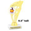 6.5" tall  Halloween  theme trophy.  Great for Pumpkin carving and Decorating contests  ph113