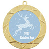 Reindeer Run Medal  Choice of 9 categories.  Includes free engraving and neck ribbon  (940g