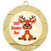 Reindeer Run Medal  Choice of 9 categories.  Includes free engraving and neck ribbon  (940g