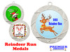 Reindeer Run Medal  Choice of 9 categories.  Includes free engraving and neck ribbon  (940s