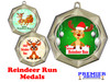 Reindeer Run Medal  Choice of 9 categories.  Includes free engraving and neck ribbon  (43273g