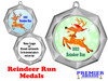 Reindeer Run Medal  Choice of 9 categories.  Includes free engraving and neck ribbon  (43273s