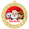 Santa Run Medal  Choice of 9 categories.  Includes free engraving and neck ribbon  (935g