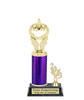 Halloween theme trophy with CURRENT year.  Choice of column and trophy height.  9 designs available.  JOL