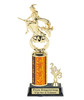 Halloween theme trophy with CURRENT year.  Choice of column and trophy height.  9 designs available.  Witch