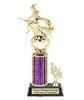 Halloween theme trophy with CURRENT year.  Choice of column and trophy height.  9 designs available.  Witch
