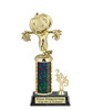 Halloween theme trophy with CURRENT year.  Choice of column and trophy height.  9 designs available.  Scarecrow