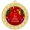 Holiday Decoration Medal.  Choice of 9 designs.  Includes free engraving and neck ribbon  (935g