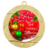 Holiday Decoration Medal.  Choice of 9 designs.  Includes free engraving and neck ribbon  (940g