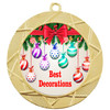 Holiday Decoration Medal.  Choice of 9 designs.  Includes free engraving and neck ribbon  (940g