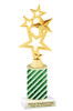 Candy Cane theme trophy. Choice of figure.   Great for all of your holiday events and contests. sub 2