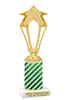 Candy Cane theme trophy. Choice of figure.   Great for all of your holiday events and contests. sub 2