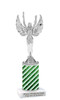 Candy Cane theme trophy. Choice of figure.   Great for all of your holiday events and contests. sub 7