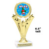 Candy Cane Trophy.   6.5" tall.  Includes free engraving.   A Premier exclusive design! H501