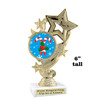 Candy Cane Trophy.   6" tall.  Includes free engraving.   A Premier exclusive design! f649