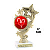  Candy Cane Trophy.   6" tall.  Includes free engraving.   A Premier exclusive design! f649