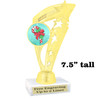 Candy Cane Trophy.   7.5" tall.  Includes free engraving.   A Premier exclusive design! ph113