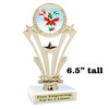 Candy Cane Trophy.   6.5" tall.  Includes free engraving.   A Premier exclusive design! H416