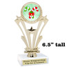 Candy Cane Trophy.   6.5" tall.  Includes free engraving.   A Premier exclusive design! H416