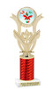 Candy Cane theme trophy. Choice of artwork.   Great for all of your holiday events and contests. Red H414