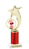 Candy Cane theme trophy. Choice of artwork.   Great for all of your holiday events and contests. Red 6061g