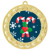 Candy Cane Medal.  Choice of 9 designs.  Includes free engraving and neck ribbon  (935g