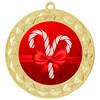 Candy Cane Medal.  Choice of 9 designs.  Includes free engraving and neck ribbon  (935g